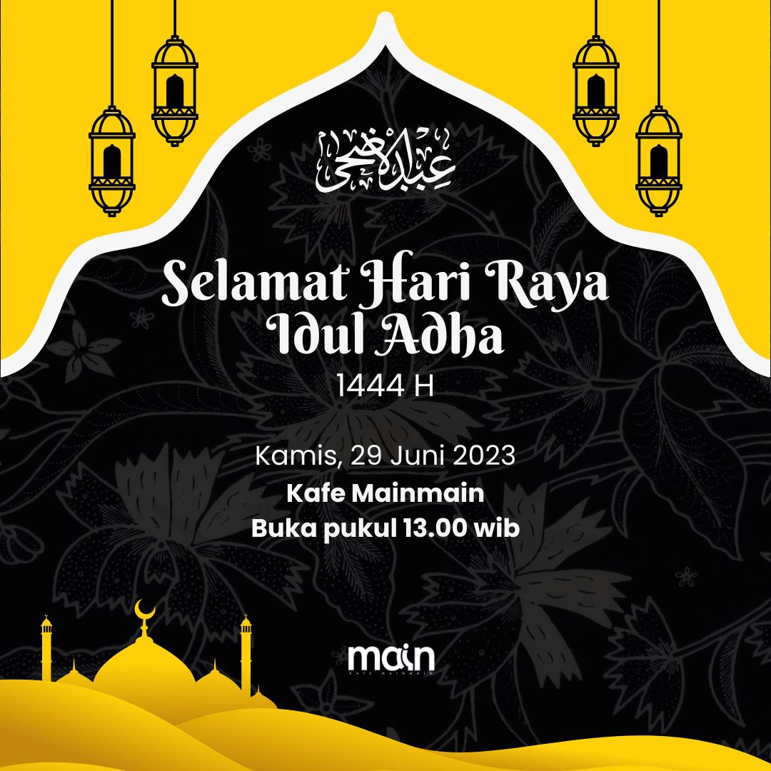 Selamat Hari Raya Idul Adha 1444H