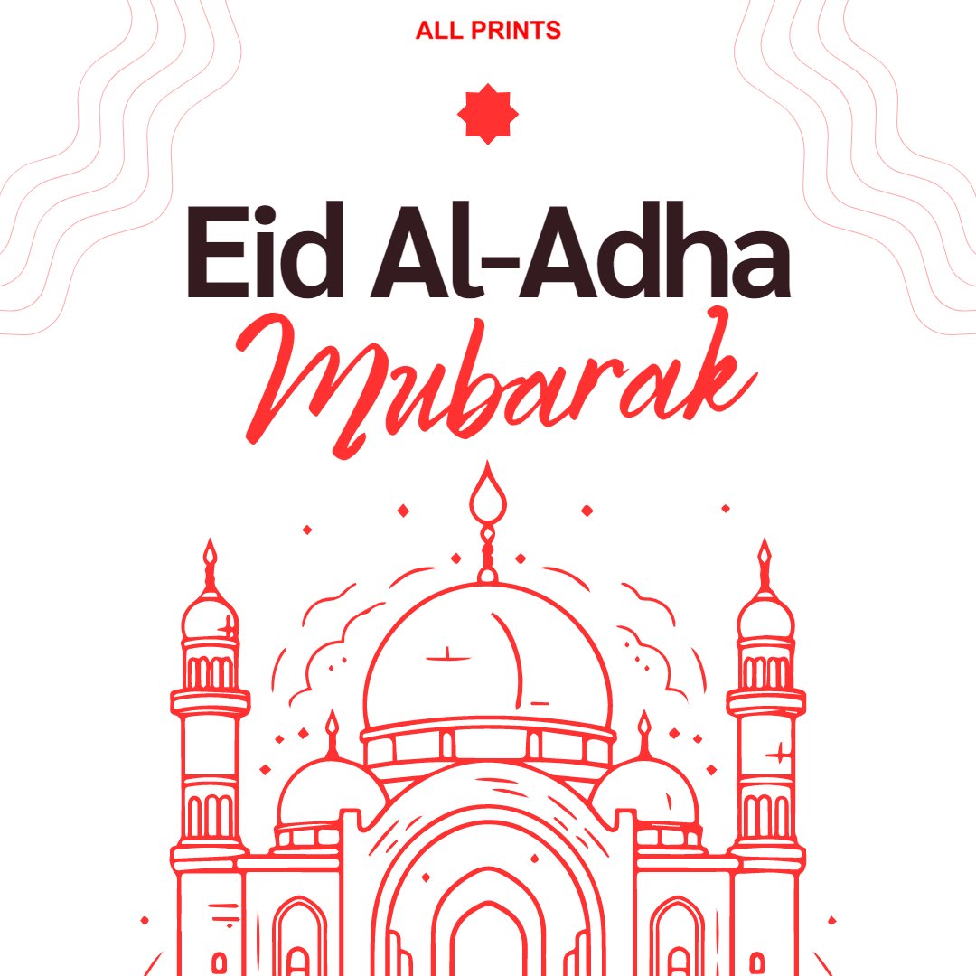 printsuae's tweet photo. Eid Al Adha Mubarak! May this joyous occasion bring you
blessings, happiness, and cherished moments with loved ones.

عيد أضحى مبارك!

أتمنى أن تحمل لك هذه المناسبة السعيدة البركات والسعادة واللحظات العزيزة مع
أحبّائك.

#AllPrints #EidMubarak #EidAlAdha #EidAlAdha2023 https://t.co/XFhcGzA9rk