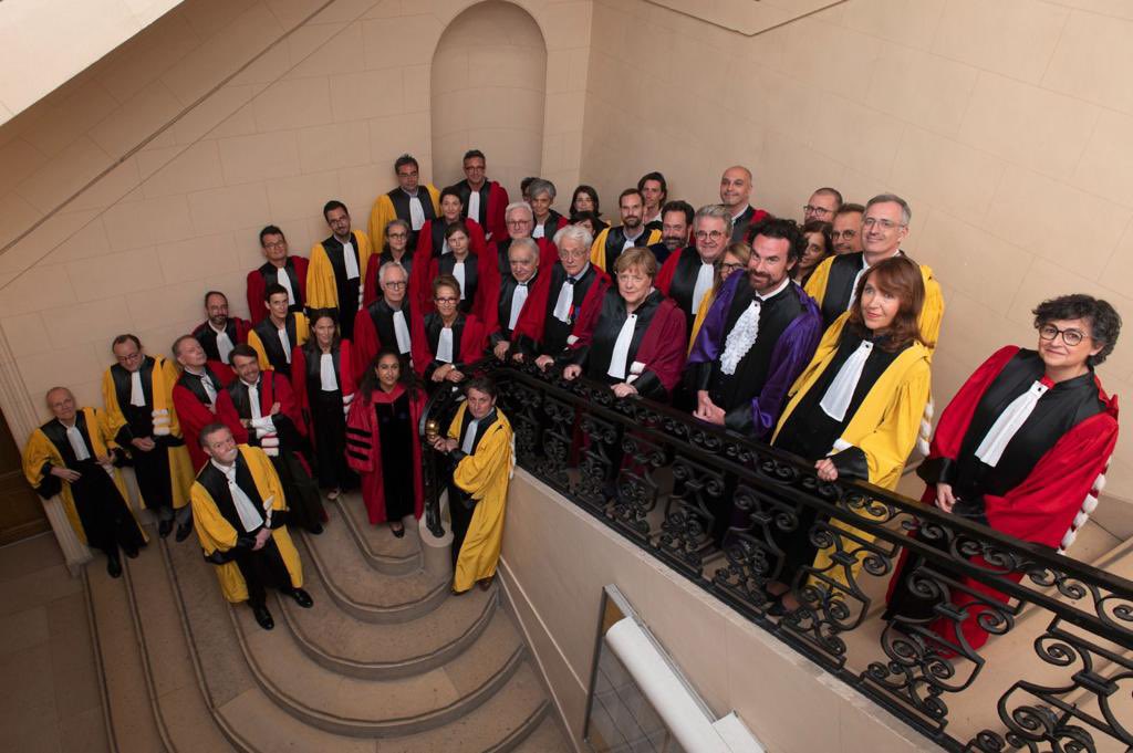 A great day for the big family of <a href="/sciencespo/">Sciences Po</a> to honor Angela Merkel with a Doctorate Honoris Causa 

In her words

“The soul of Europe is tolerance. Be firm against intolerance. It is democracy that is at stake”

🇪🇺🇫🇷🇩🇪 Danke Merci