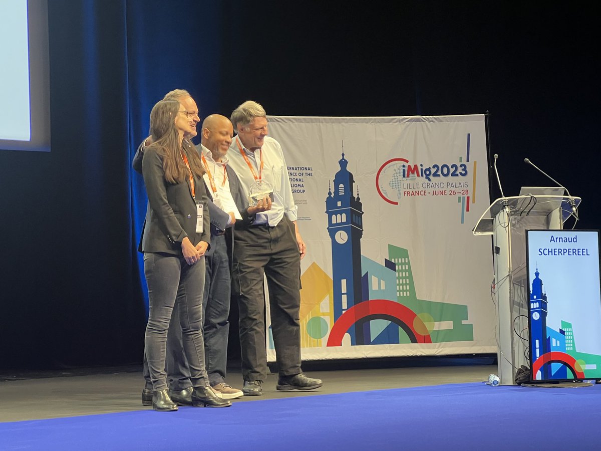 Dean fennell receives the iMig research award