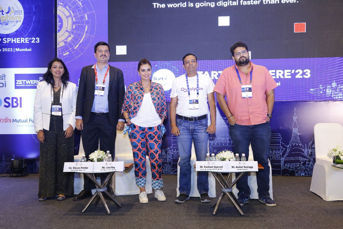 startupicai's tweet photo. Experts discussed the transformative power of NFTs and Smart Contracts in a captivating panel discussion. The session explored the intersection of blockchain technology, art, and finance, highlighting their impact on various industries. 

#ICAIStartUPSPhere 
#setupyourstartup https://t.co/ziqwmcEB3j