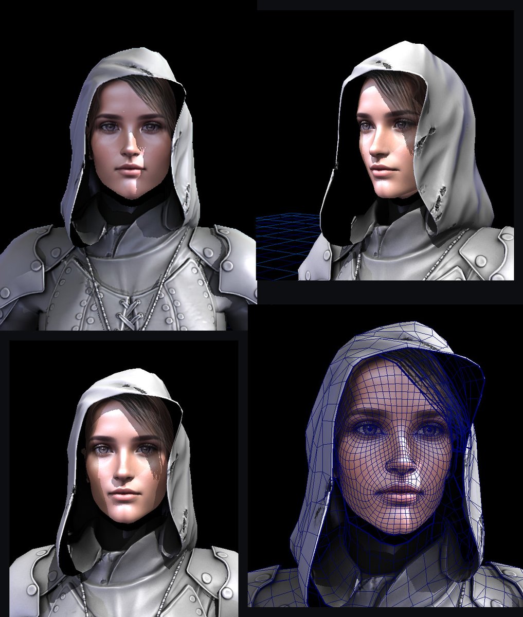 A face test for one of the female inquisitors for @TheFabled 
(in-game version)

#theFabled #fantasy #game #rpg #darkfantasy #inquisitor #web3 #characterart #FinalFantasy #fun #model #face