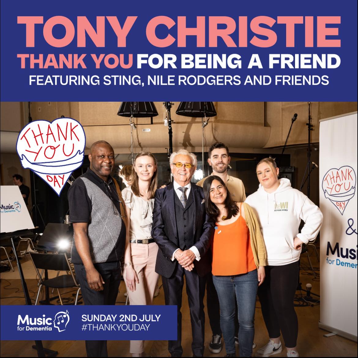 We’re so proud of our colleague Graeme Sutherland, who was chosen to take part in @MusicforDemUK charity single - ‘Thank You for Being a Friend’. We'd like to say a BIG thank you to you Graeme – and to all unsung heroes! Download the track: lnkd.in/gN8-pVA #ThankYouDay