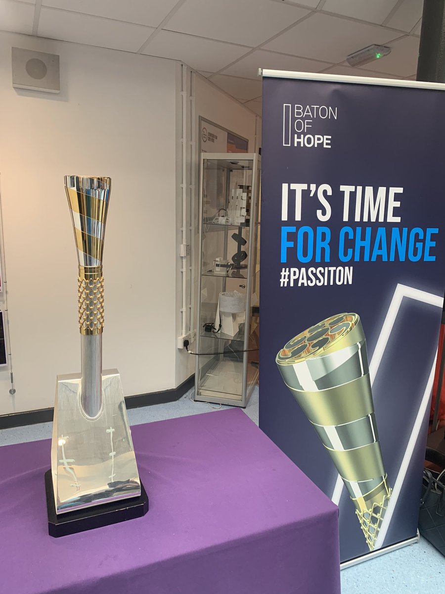 PollyRippon's tweet image. A privilege to carry @BatonOfHopeUK to Hillsbro College today and raise awareness of suicide. #passiton #SuicideAwareness #batonofhope @mynewsnorth