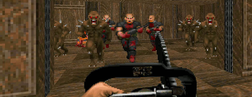 FindRetroGames's tweet photo. Shoot up a bunch of demonic creatures and survive in this legendary retro shooter game, DOOM! Play free: https://t.co/gtSbVjCvCn https://t.co/0tzjtRaRAM