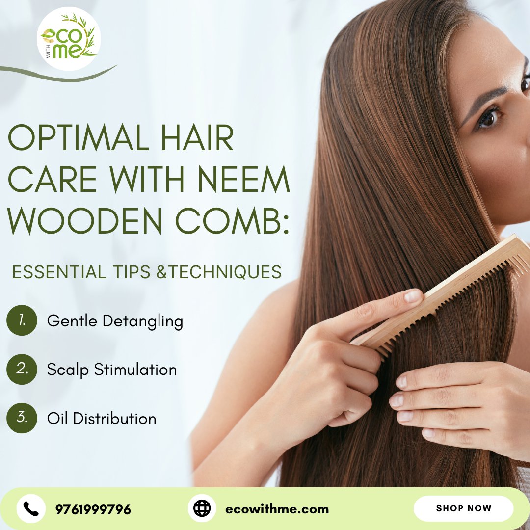 Embracing the green side of hair care, one eco-friendly product at a time.
.
.
CALL US AT: 9761999796
.
.
#EcoFriendlyArt #neemcomb #neemwoodencomb #GreenLiving #InspireChange #GoGreen #Sustainability #EcoChoice #NatureNurturer #GreenRevolution #JoinEcoWithMe #sustainablehaircare