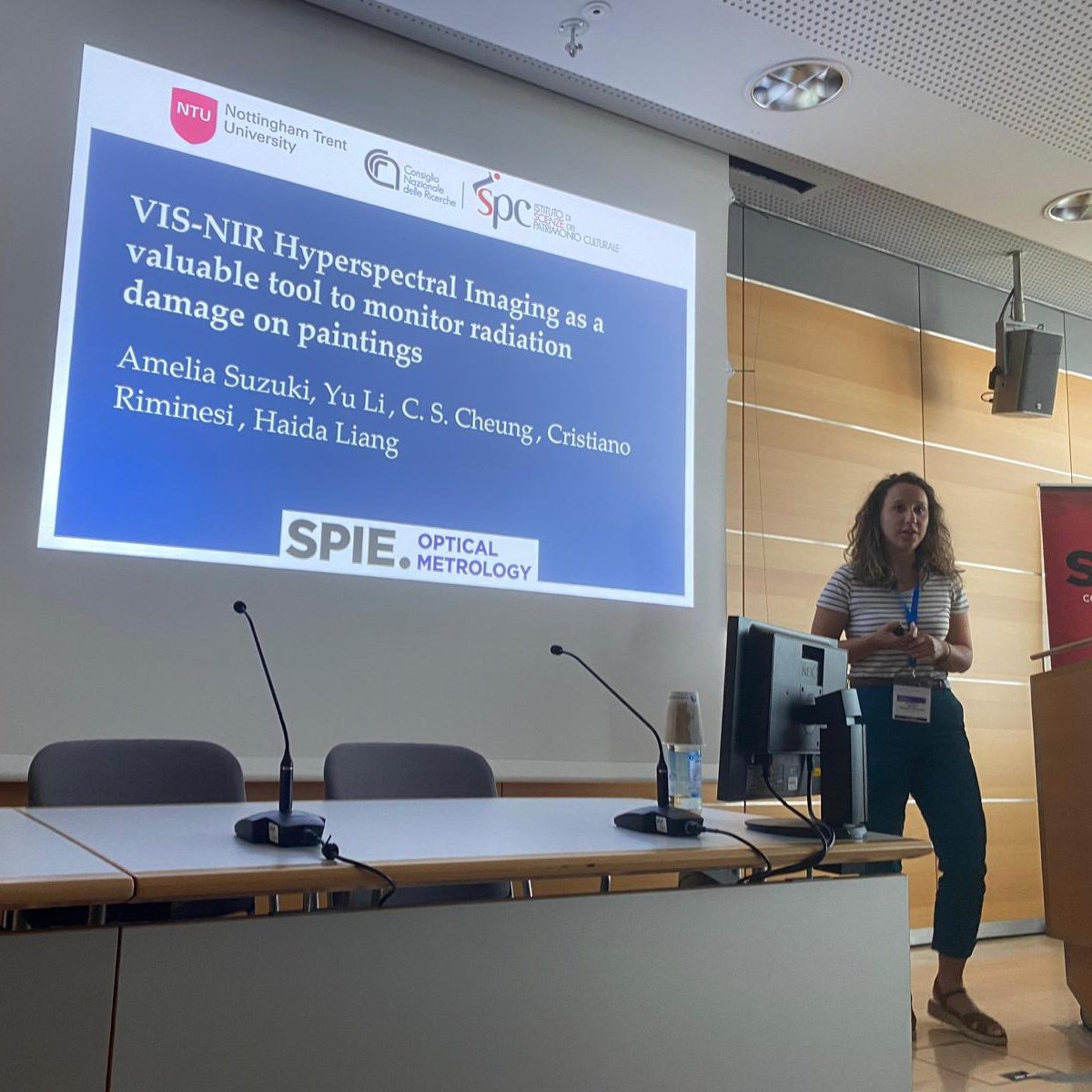 ISAAC Lab (@labisaac) on Twitter photo We're in Munich for the #O3A conference Optics for Art, Architecture, and Archaeology! Well done to PhD students Jake and Amelia for their fantastic presentations 👏 We're in Munich for the #O3A conference Optics for Art, Architecture, and Archaeology! Well done to PhD students Jake and Amelia for their fantastic presentations 👏