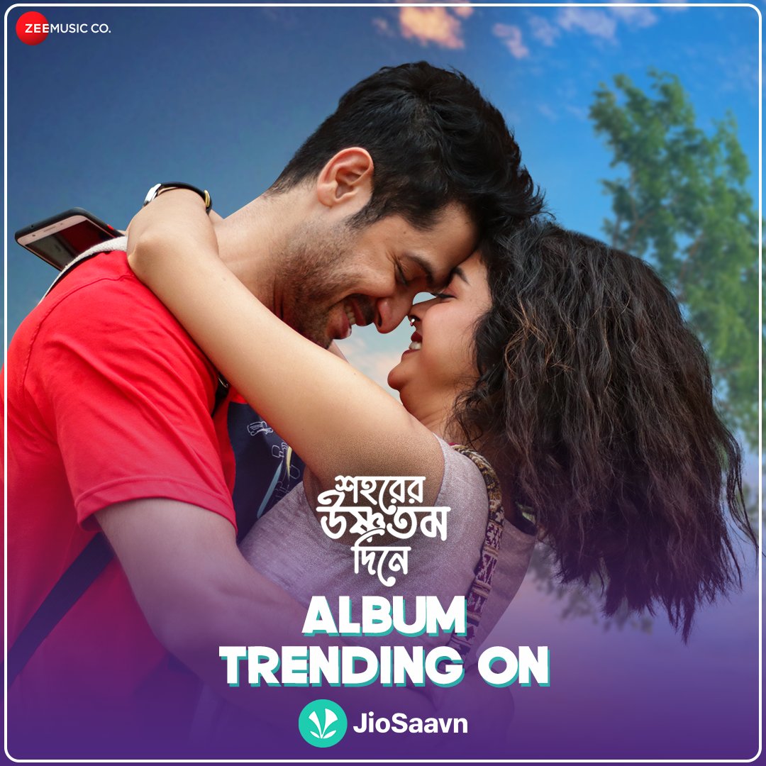 With every note #ShohorerUshnomotoDine paints a love portrait 💖
ALBUM TRENDING on #JioSaavn! 🎶

jiosaavn.com/album/shohorer…

#AritraSen #ArnabDas #NabarunBose #PranjalDas #VikramChatterjee #SolankiRoy #AnindyaChatterjee  #RahulDevBose #DebopriyoMukherjee  #AnamikaChakraborty