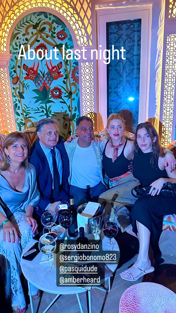 NEW — #AmberHeard relaxing in Taormina, Sicily 🥰 

📸: Marco Bonomo 

#TaorminaFilmFestival #InTheFire #AmberIsWorthIt #IStandWithAmberHeard