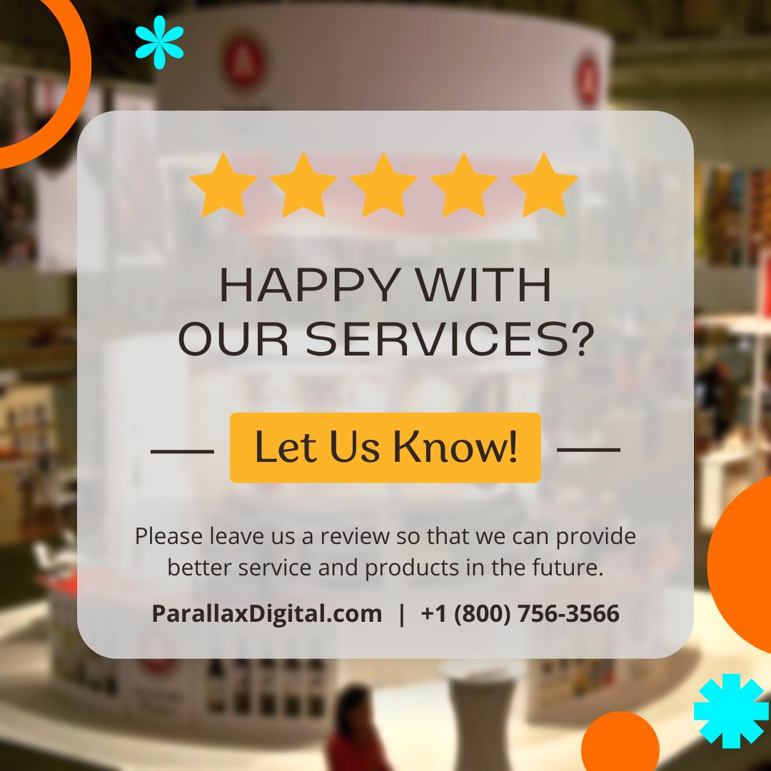 ParallaxDigital's tweet image. We love hearing from our satisfied customers!
Click or call today for a free estimate:
loom.ly/H3WEgbQ | +1 (888) 756-5447
See More Testimonials:
loom.ly/_wpWTCg