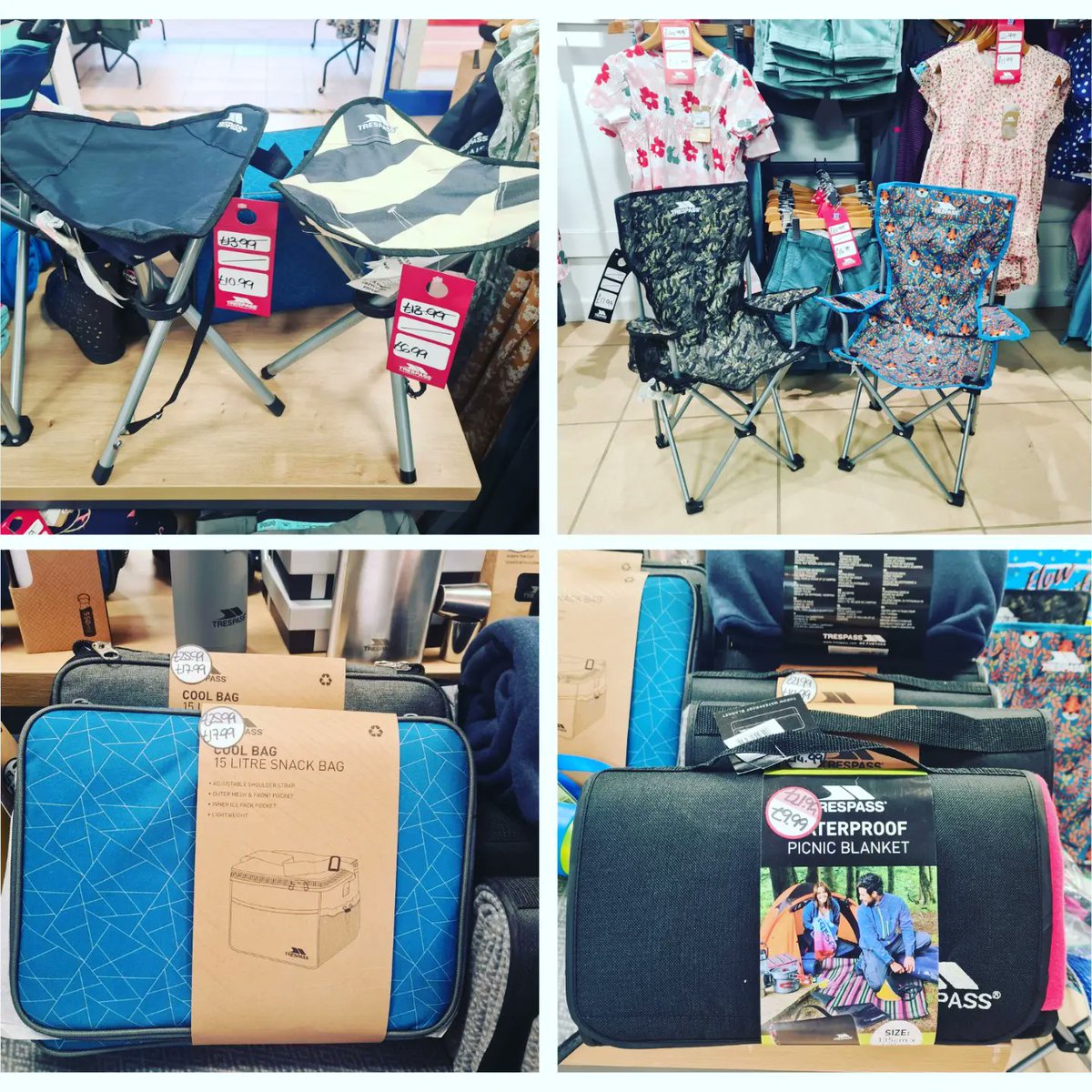 Trespass has some great equipment now on sale if you’re heading to a festival, show, or other exciting summer event…

Check out these chairs, blankets, and cool bags that will cater to your needs while you grab a moment to relax &amp; their big summer sale starts tomorrow!
⛺️🥪🎵🎤