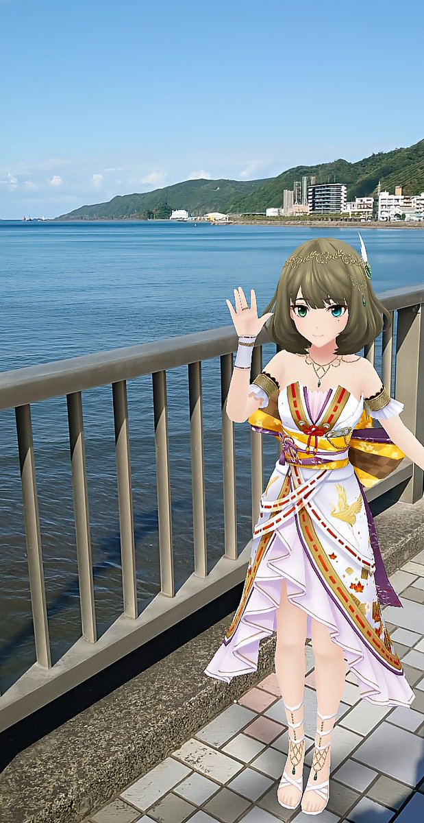 今夜の楓さんは、奄美市から

#毎日20時は高垣楓もでるでしょー
#高垣楓 #デレステAR #デレスポAR