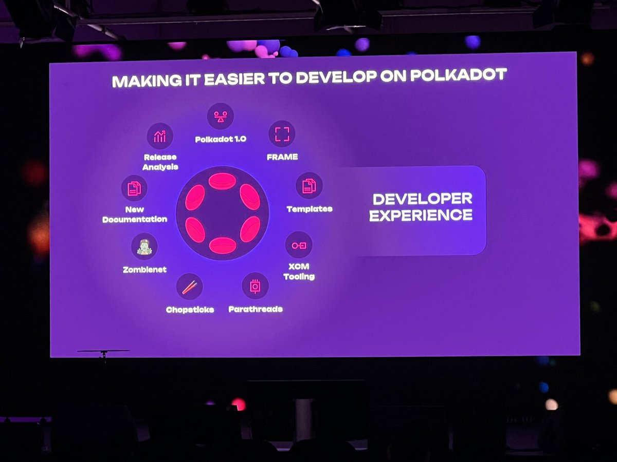 stakenode_dev's tweet image. The #PolkadotDecoded 🇩🇰 Keynote by @bjornwgnr 

#Polkadot is truly gaining momentum and making it easier to develop and build on the most secure, scalable, flexible and unstopable #blockspace 

Happy to be a part of this amazing Community!