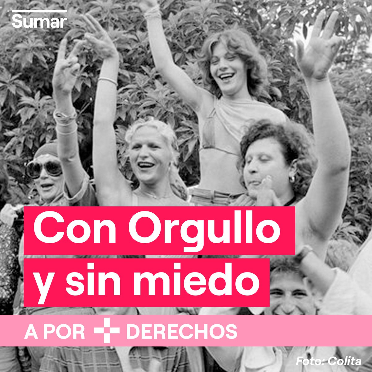 sumarexterior's tweet photo. Orgullosas y libres 🏳️‍⚧️🏳️‍🌈 ¡A seguir sumando derechos!

#DiadelOrgullo #Orgullo2023 https://t.co/M4TpaiV9qH