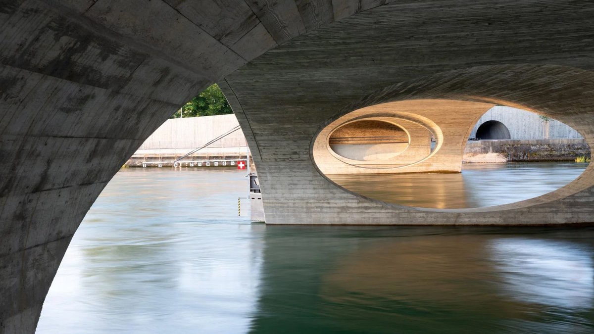 tomravenscroft's tweet photo. 😍🤩😍 Lovely sculptural concrete bridge in Switzerland by Christ &amp; Gantenbein – https://t.co/ygmBt6H5r9 (via @dezeen) https://t.co/b7ueVMrH6K