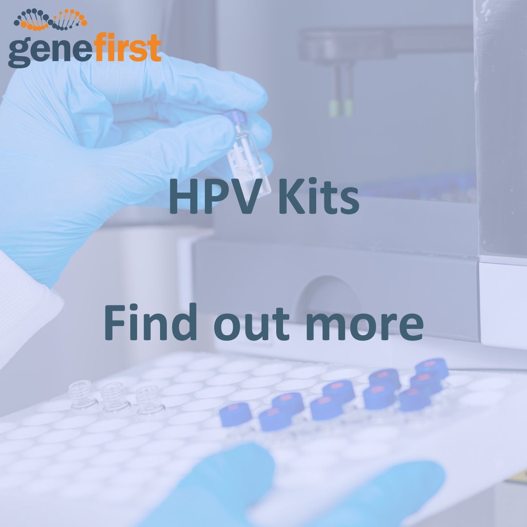 The GeneFirst Papilloplex HPV tests are designed for a true molecular HPV screening &amp; triage testing strategy to support risk stratification of women infected with HPV. Find out more-loom.ly/R_O4jnw

#genefirst #hpv #humanpapillomavirus #hpvcancer #cervicalcancer #vaccine