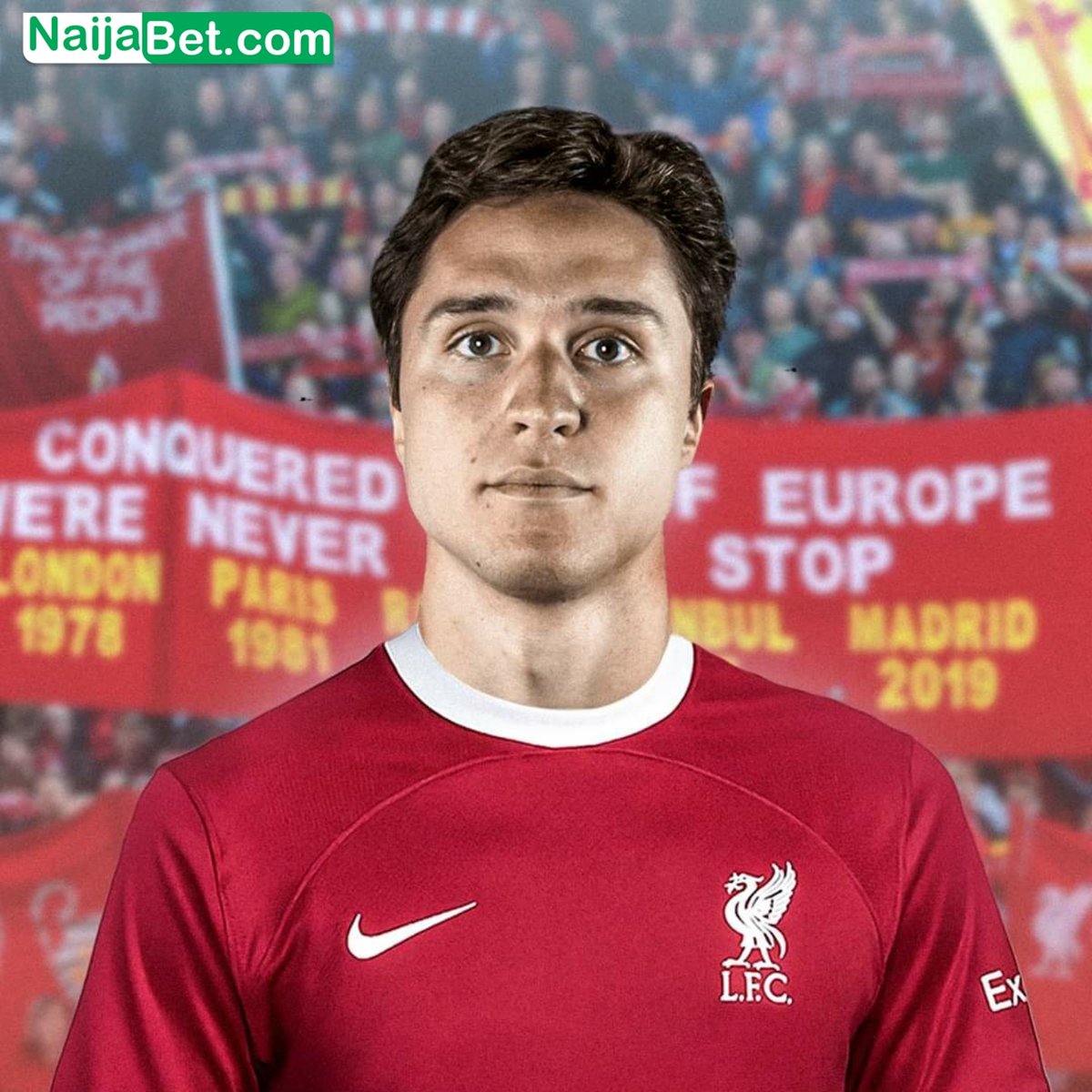 Liverpool are eyeing Federico Chiesa who could cost them €60m, per Corriere dello Sport 🇮🇹🔴

#NaijaBet #BoostedOdds #U21EURO #EidMubarak