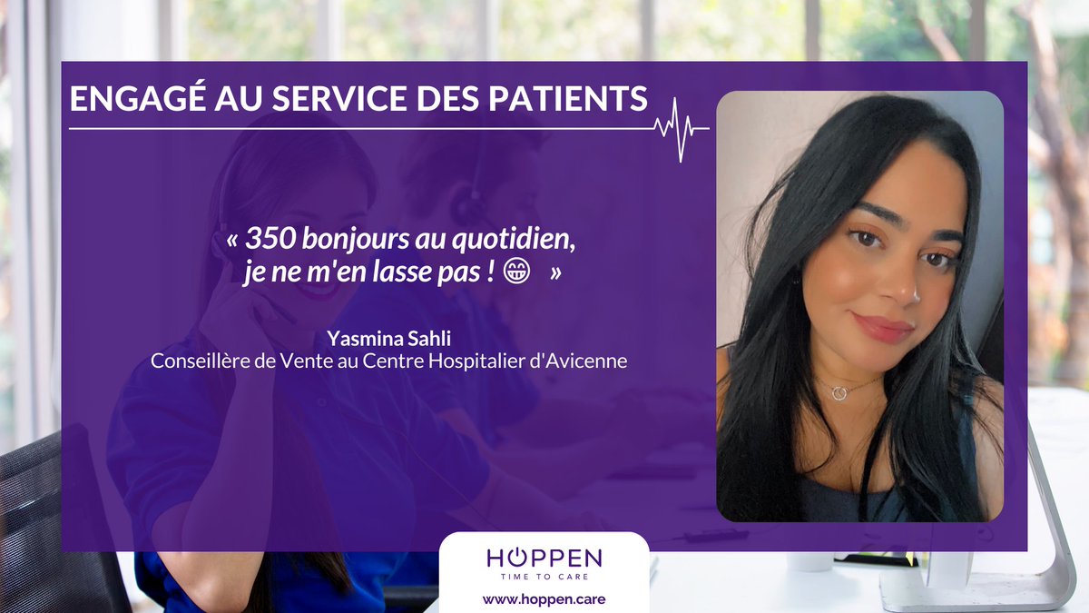 #OnRecrute - « 350 bonjours au quotidien, je ne m'en lasse pas ! » déclare Yasmina Sahli, Conseillère de Vente au Centre Hospitalier d'Avicenne. Et d’ailleurs, pour la saison des jobs d'été de juillet à septembre, nous recrutons dans toute la France ! 👉 bit.ly/3Xonn8V