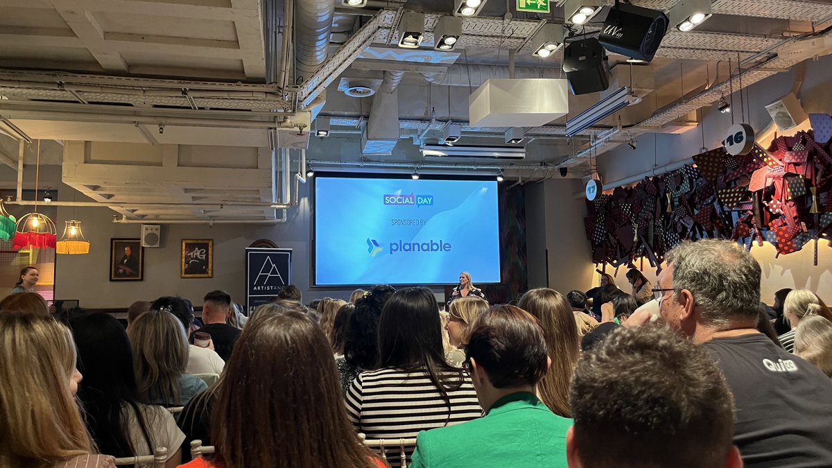 Our social team's in London for @social_day - the UK's #1 social media marketing event. With a packed schedule of speakers, it’s going to be a fascinating look at what’s new and next for the mighty social media landscape. #SocialDay2023