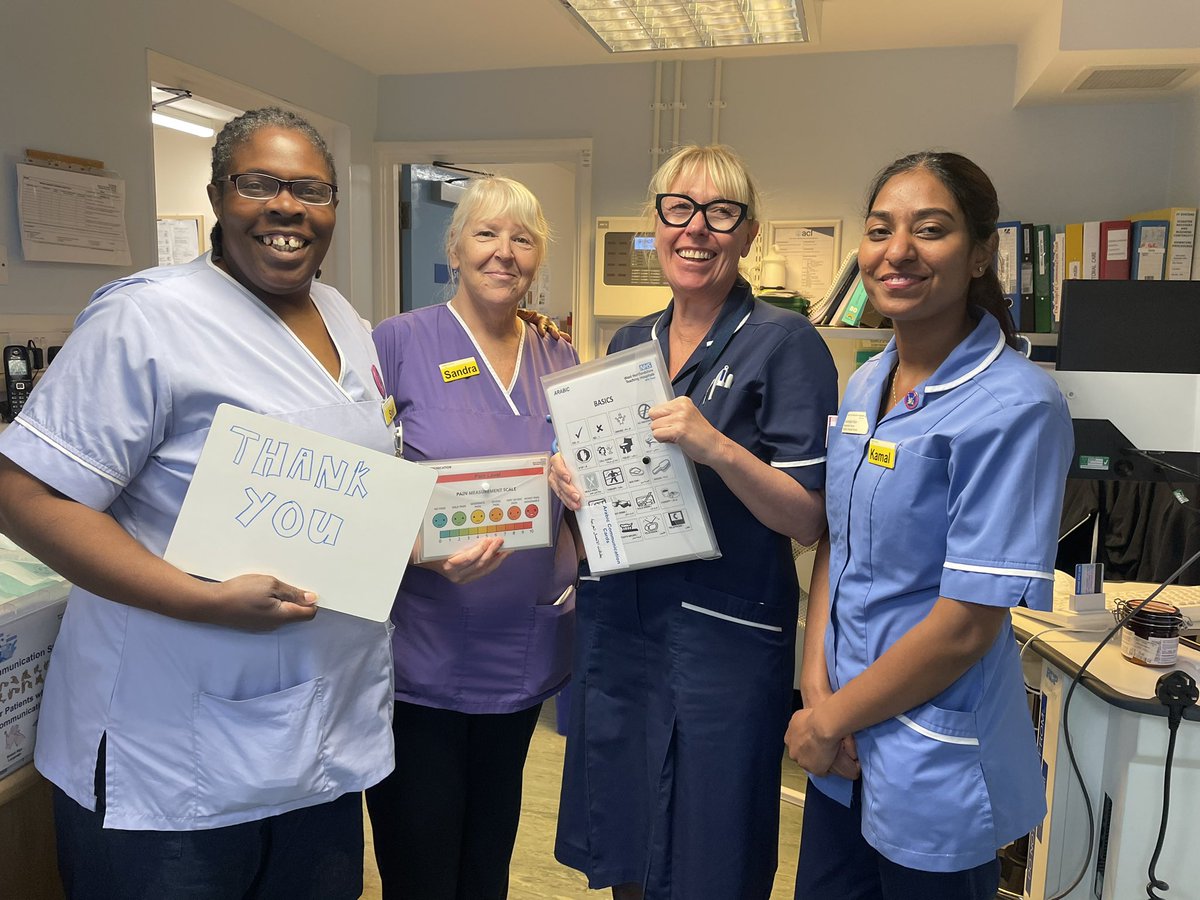 BhavK12's tweet photo. Communication boxes delivered to St Albans Outpatients, Antenatal Clinic, Day Surgery &amp; Beckett Ward… if you would like a box please get in touch.  HHGH we will be delivering to you very soon. https://t.co/tVwk5k3EmU