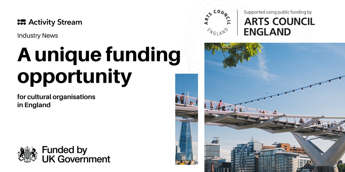 📢 Calling all cultural organisations in England! 🎭

The UK Government has launched a remarkable funding opportunity for cultural organizations like yours. Apply to secure the financial support.

artscouncil.org.uk/developing-cre…

#EnglandFundingOpportunity #UKGovernmentSupport