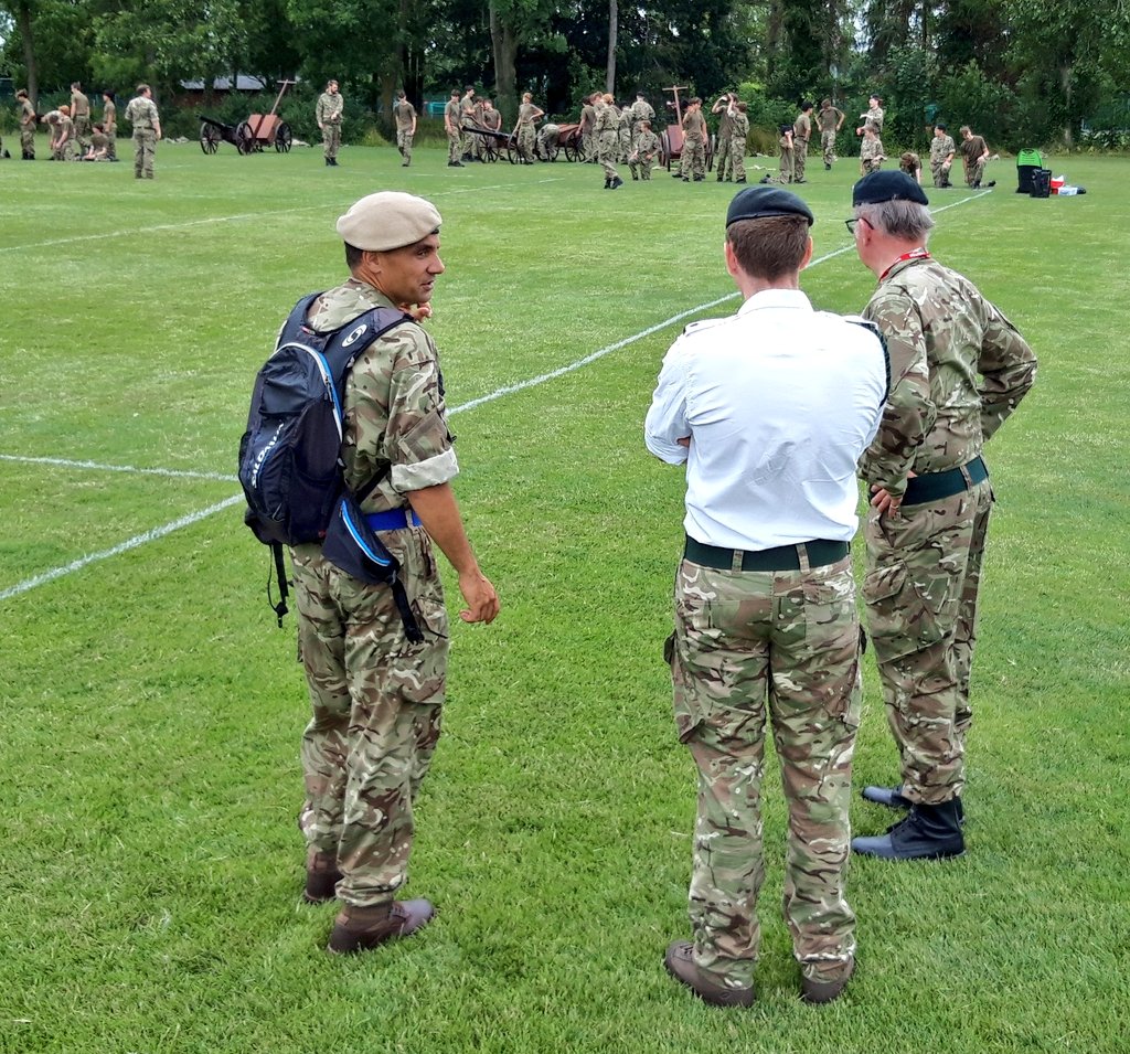 Inspection on the "gun run" command task. <a href="/RadleyCCF/">Radley College CCF</a>