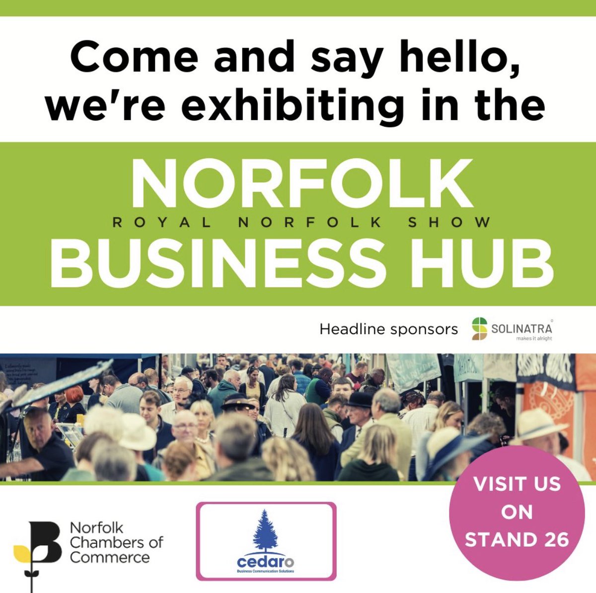 We are all set at the <a href="/norfolkshow/">Royal Norfolk Show</a> in the <a href="/norfolkchamber/">Norfolk Chambers of Commerce</a> marquee on Avenue 8 - we are stand 26 inside! 

We can give you a demo of what we do and how we can improve your businesses productivity!

#RNSBUSINESSHUB #RoyalNorfolkShow #RNS