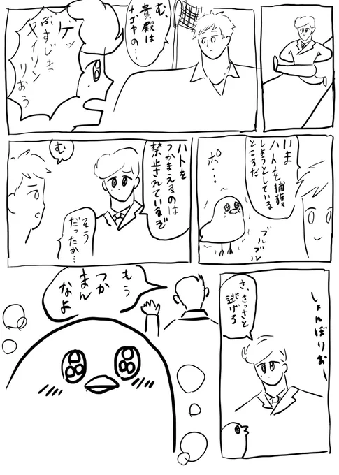 ハトひと ※虫注意