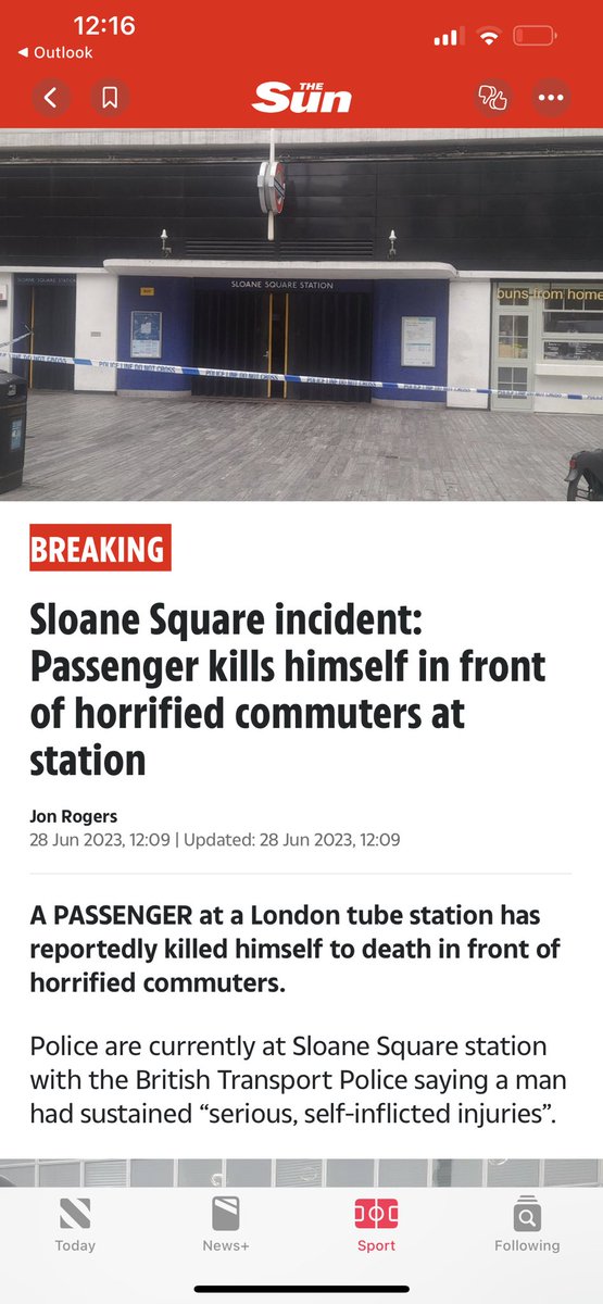 ARCTrainingCo's tweet photo. @TheSun what a way to report….”killed himself to death”
Who writes this? 6 year olds? https://t.co/7WAaTvrxOa