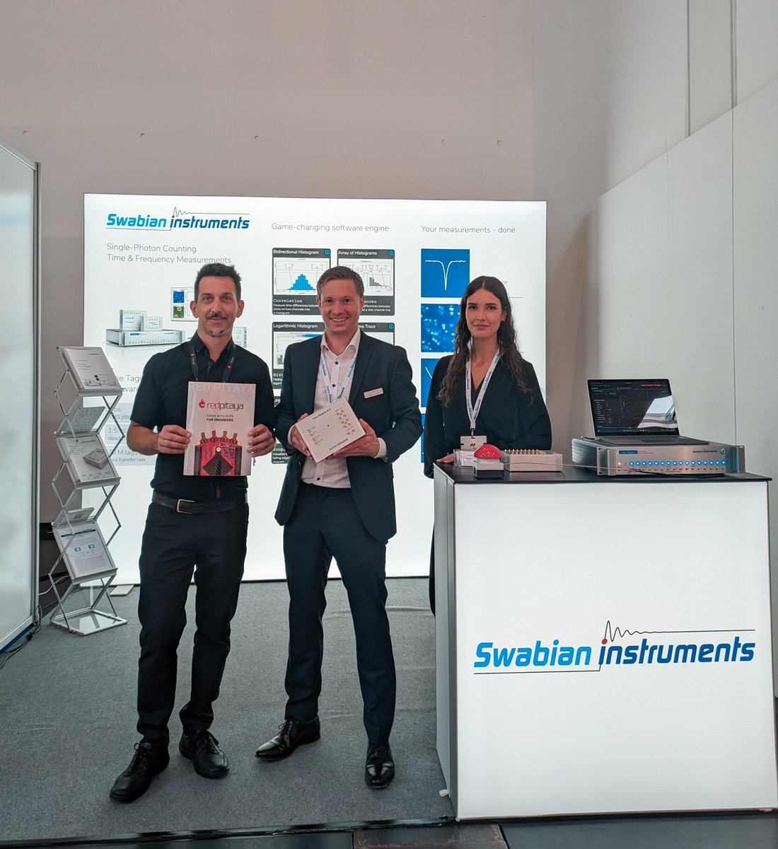 Greetings from #LaserWorldOfPhotonics!  
Do you share our passion for FPGA design and want to contribute to tomorrow's research while enabling groundbreaking scientific breakthroughs, we have an exceptional opportunity waiting for you: swabianinstruments.com/careers/fpga-d…
