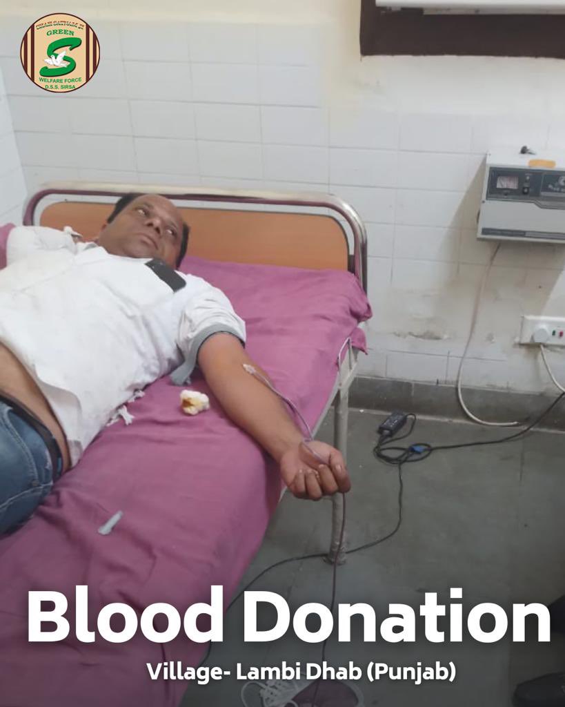 When it comes to saving lives, every drop of blood donated counts. Volunteers of Shah Satnam Ji Green 'S' Welfare Force Wing selflessly rolled up their sleeves and donated blood🩸for the needy. Their act truly embodies the values of love and service. #BloodDonation #TrueBloodPump