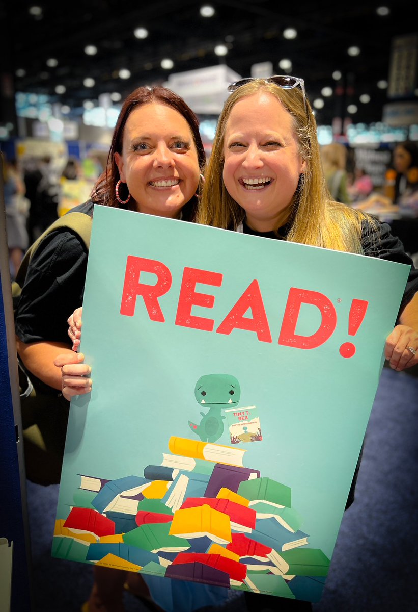 LBookends's tweet image. Pretty epic posters at #ALAAC23 this year! 😍🦖 @raulthe3rd @dustdancestoo