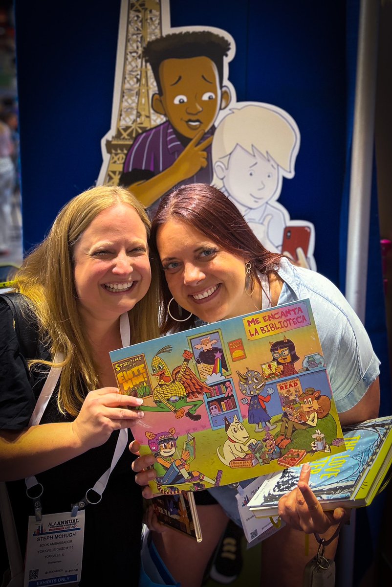 LBookends's tweet image. Pretty epic posters at #ALAAC23 this year! 😍🦖 @raulthe3rd @dustdancestoo