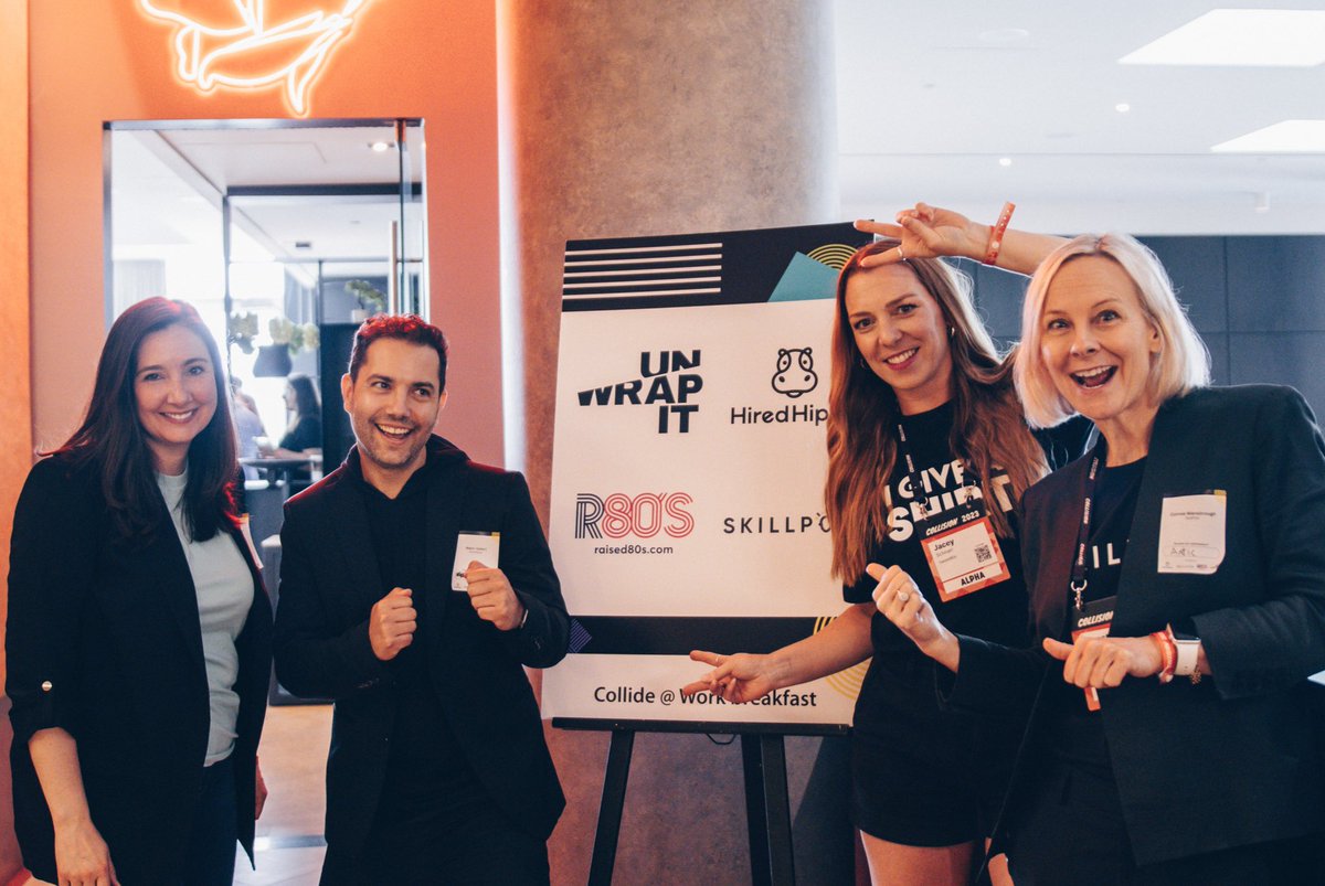 connie_skillpod's tweet photo. Co-hosted a pre-conference breakfast with these awesome founders. Thank you @rosescocina at @HotelXToronto https://t.co/lMCeoWdJjL