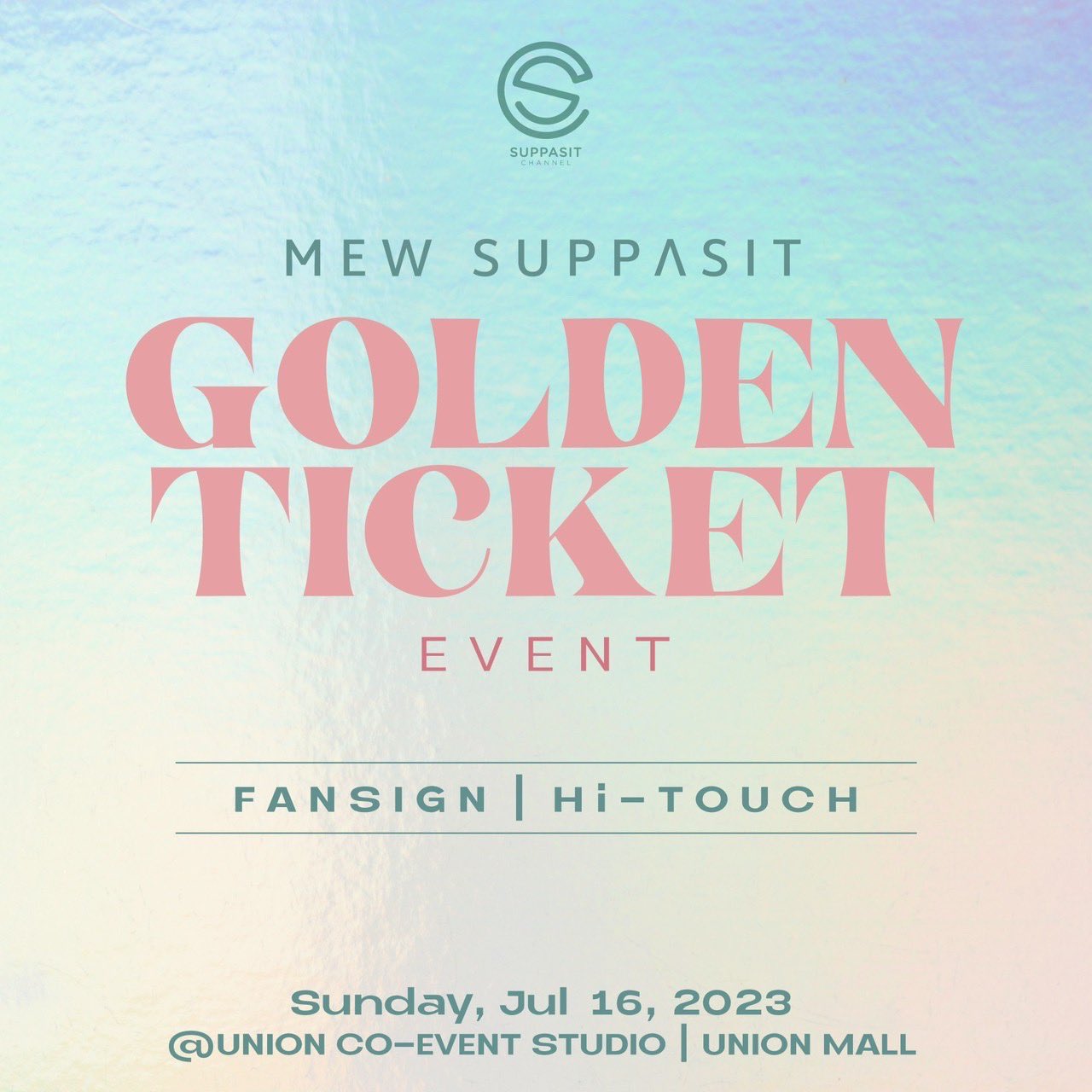 Mew Suppasit GOLDEN TICKET ・HI TOUCH - 男性タレント