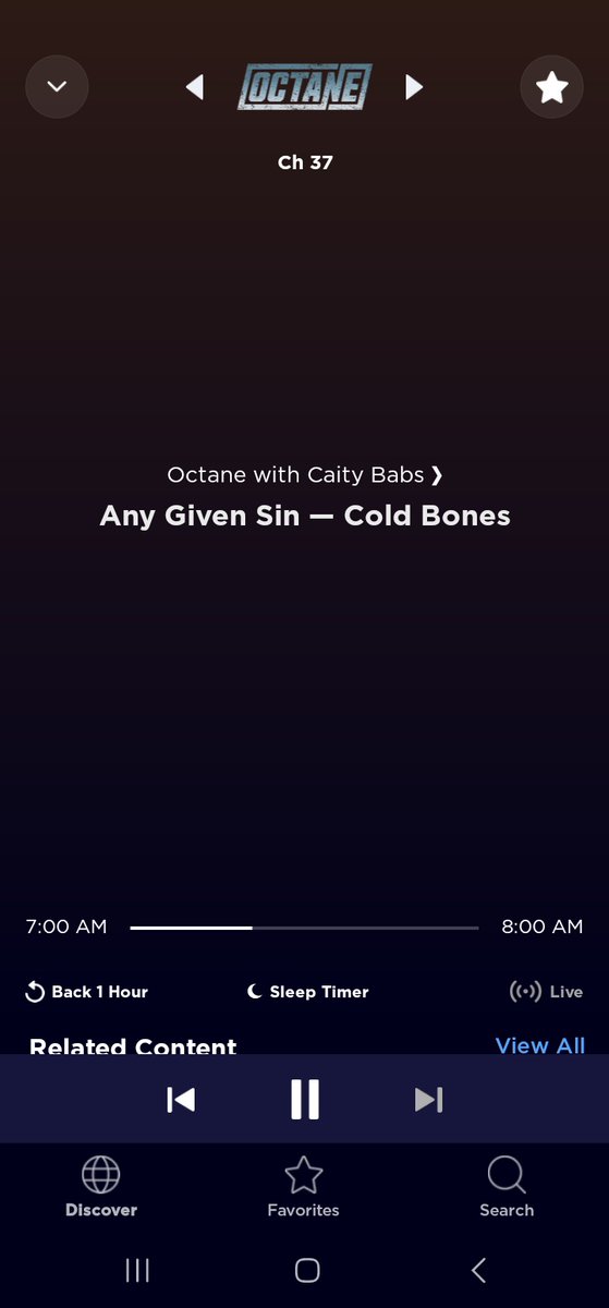 Thank you so much @CiBabs for honoring my request this morning!!! I needed this!!! Thanks for the spin of #ColdBones from my guys @anygivensinband!!! Please keep those spins of this incredible song coming!!! Needs to be on #BigUns!!! Much love!!! 🖤🔥🤘 @SXMOctane #Sinner