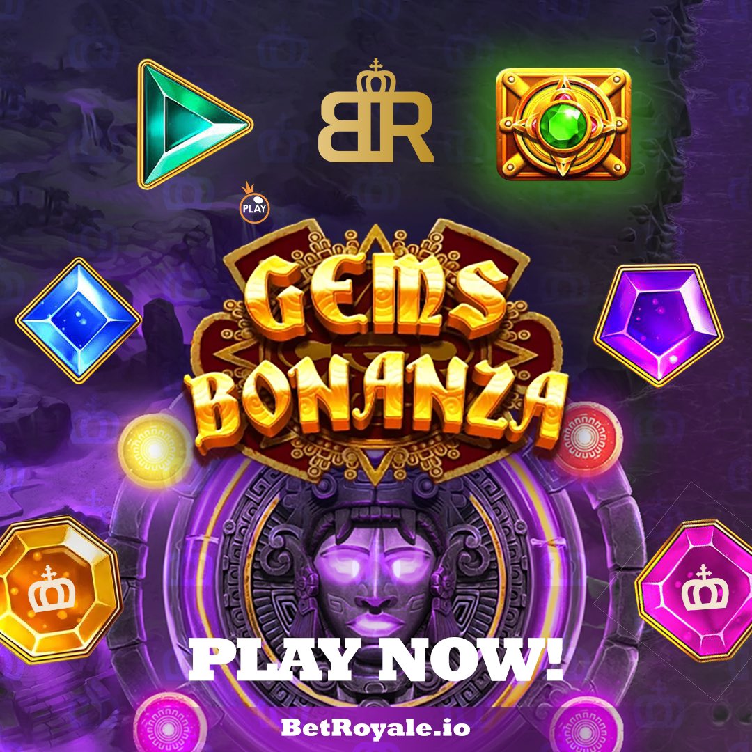 Join the jeweler's room at the Royale Palace with Gems Bonanza 💎

Experience the action-packed #slot where you can hit up to 10,000X #MAXWIN💰👀

Purchase a #BONUS and seize big winnings on the 96.5% RTP slot at BetRoyale.io👑🍾