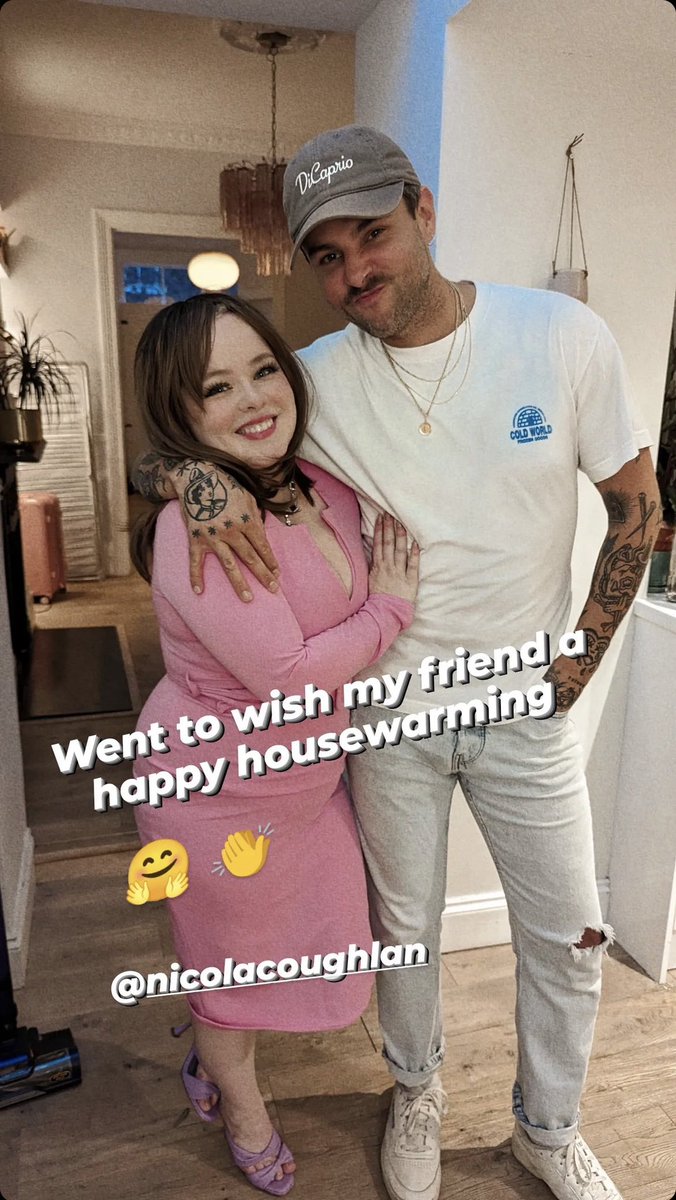 ✨New Nic✨
Halley Brisker shares a picture with Nicola Coughlan at her housewarming party