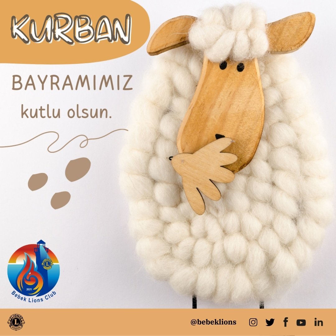 Sevdiklerinizle birlikte nice sağlıklı, mutlu, huzurlu Bayramlara...
#iyibayramlar #KURBANBAYRAMI #