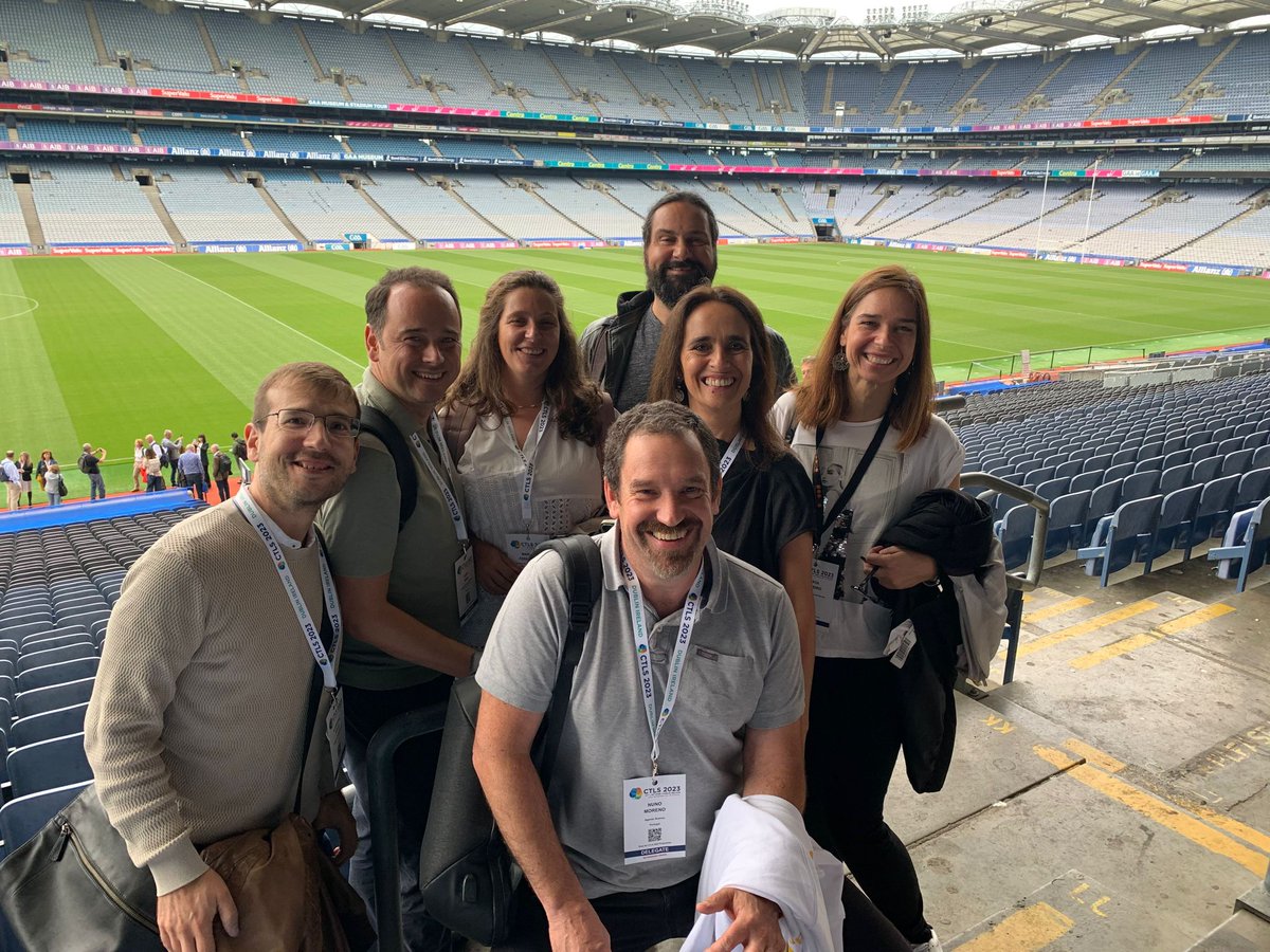 On the way to the networking event at the beautiful GAA Museum: fabulous way of ending the first day of #CTLS2023 with colleagues and friends!