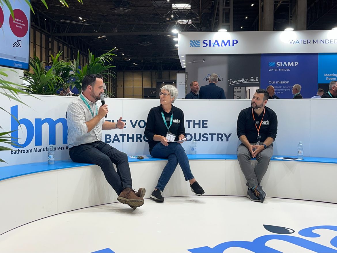 Hugely insightful session by @BMAbathrooms and <a href="/EurekaMR/">Eureka! Research</a>  on how influential the bathroom installer is to homeowners! #installershow2023
