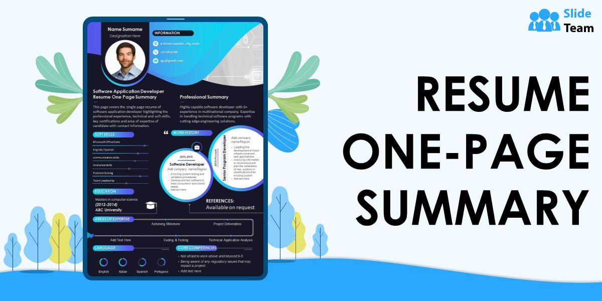 Unleash your code-slinging superpowers with our one-page #ResumeTemplate to stand out like #CodeSuperhero and land your dream job in style. 👉🏾 bit.ly/46uq5xx

#SlideTeam #presentations #ppt #powerpoint #templates #TechCareer