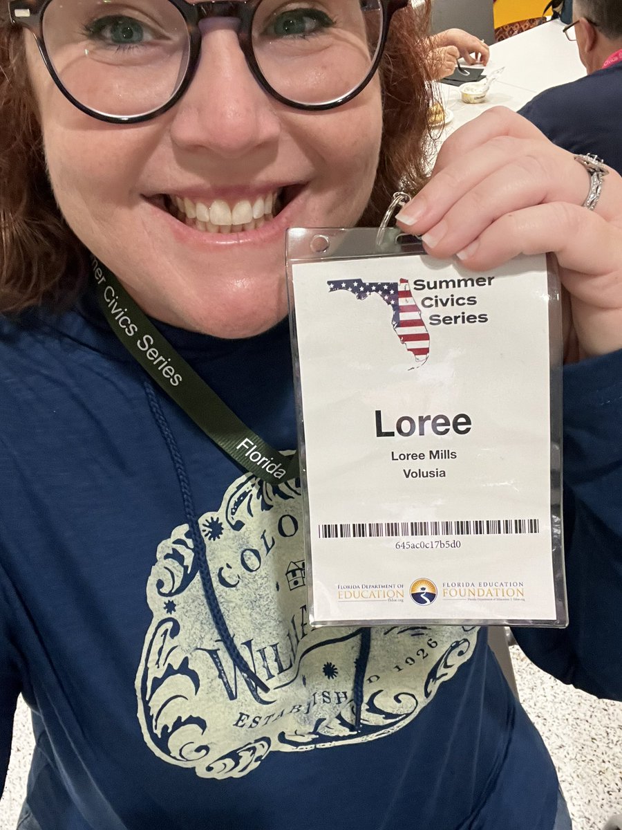 Day 3 of the Orlando FDOE Florida Civics Conference! Here we go!