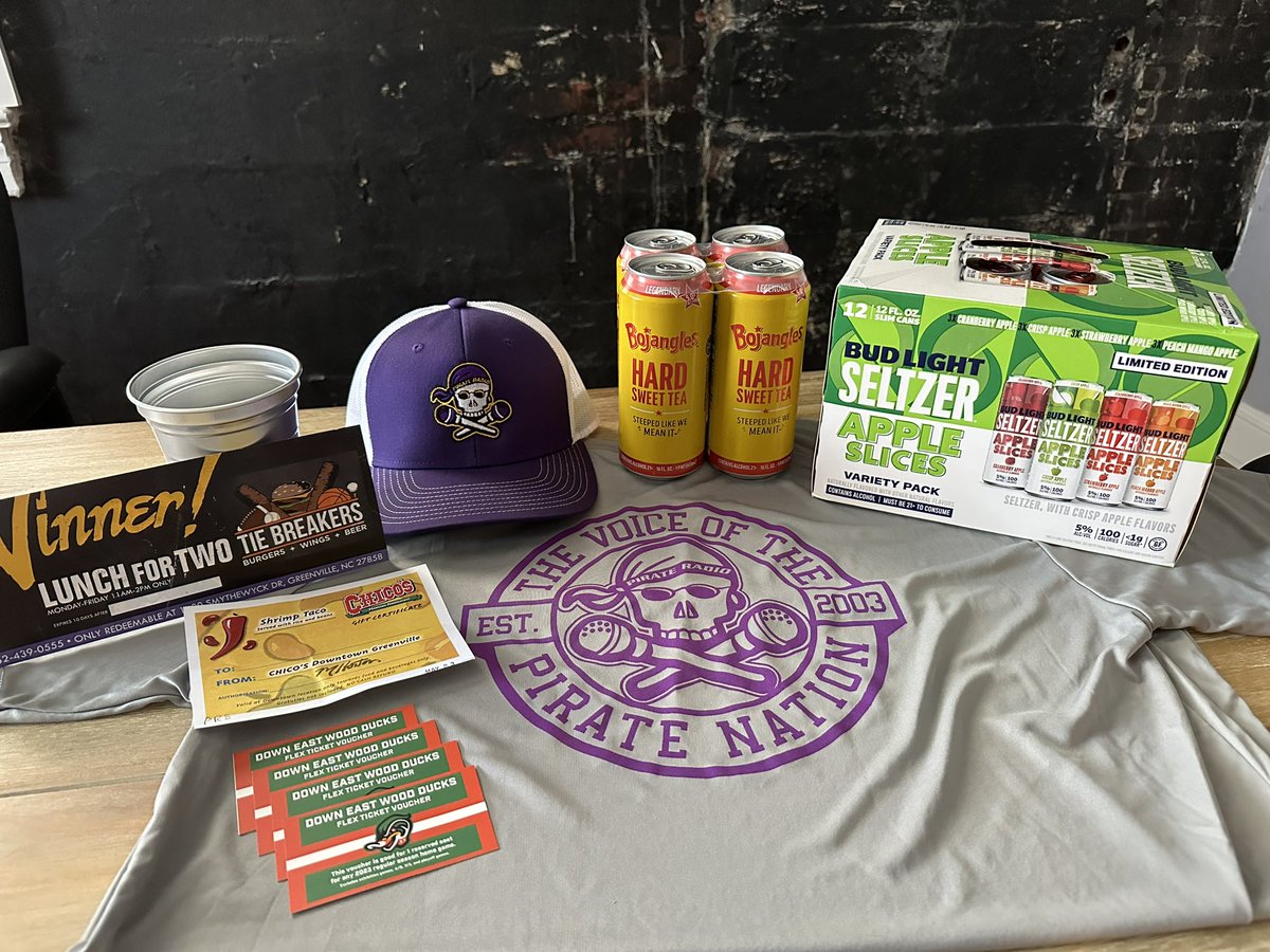 🚨WIN IT WEDNESDAY🚨
RT &amp; FOLLOW <a href="/PR927FM/">Pirate Radio ☠️</a> for a chance to win this awesome prize package!  21 &amp; older only
#Stations4Winners🏴‍☠️