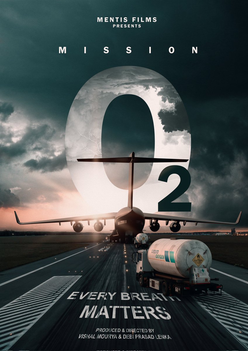 Presenting you the announcement poster of our next movie titled "MISSION O2". We have always celebrated our super heroes, now it's time to honor our super state. 

Produced &amp; Directed by Vishal Mourya &amp; Debi Prasad Lenka.
