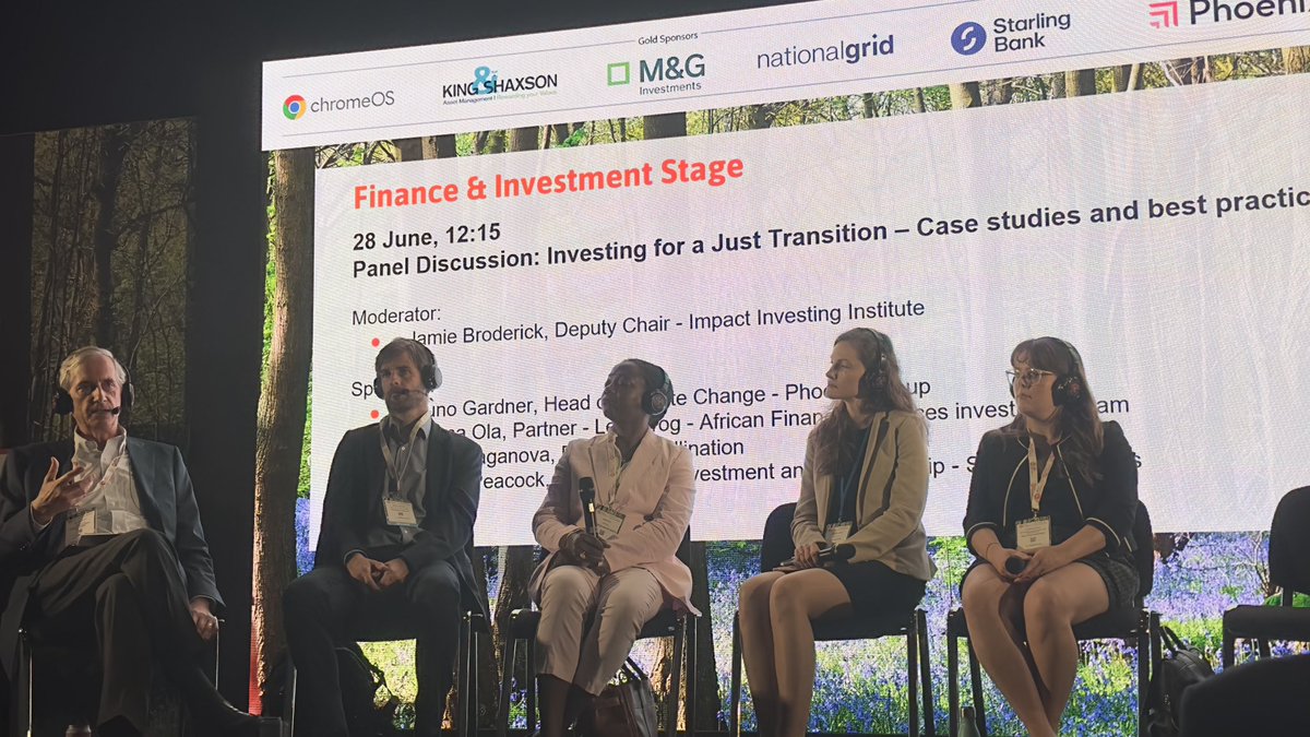 At the @ResetConnect Finance & Investment Stage

Sun King’s investor @LeapFrogInvest is represented by Karima Ola to share her thoughts about investing for a #JustTransition.