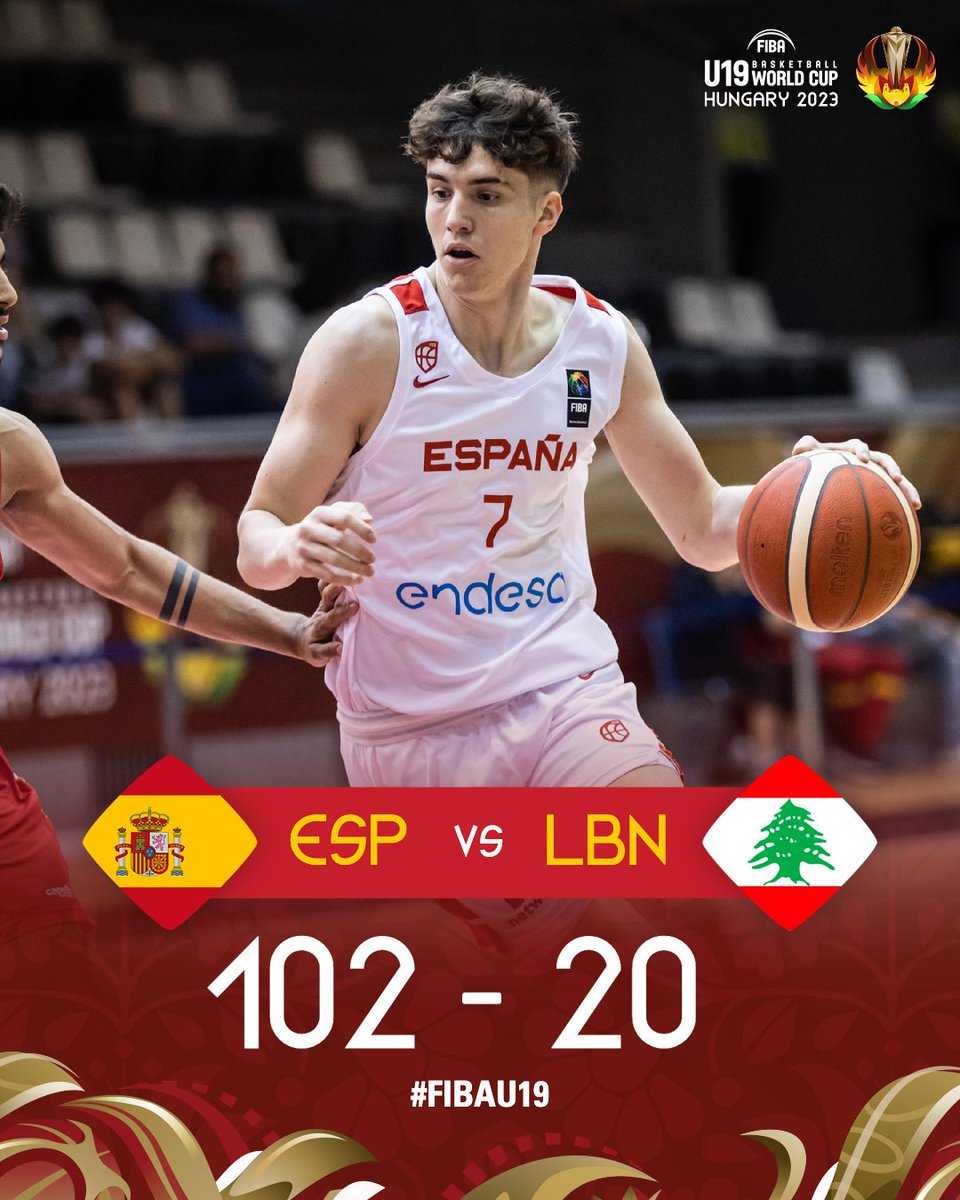 Spain 🇪🇸 are the first team to book their place in the quarter-finals ✅

#FIBAU19