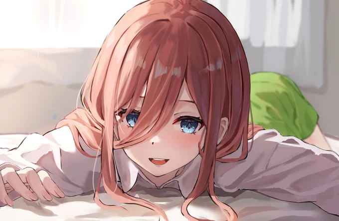 顔が幼く見える三玖ちゃん! #五等分の花嫁 #イラスト #中野三玖