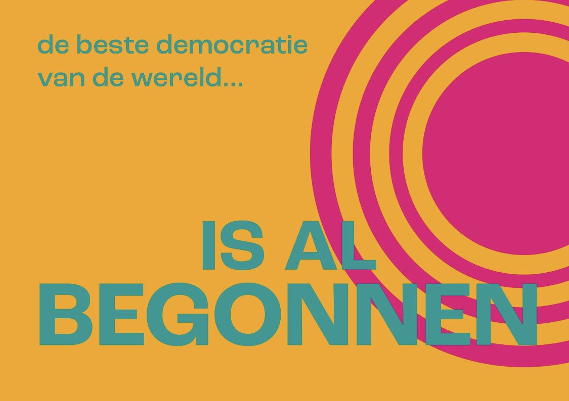 We zijn al begonnen, met het maken van die beste democratie van de wereld. Dit willen we laten zien met de Hoopvolle kaart van Groningen ( lnkd.in/ek6-4F8Q ). 

Heb jij of ken jij fysieke experimenteerruimte in Stad of Ommeland? Doe mee: lnkd.in/eS2d23Ux