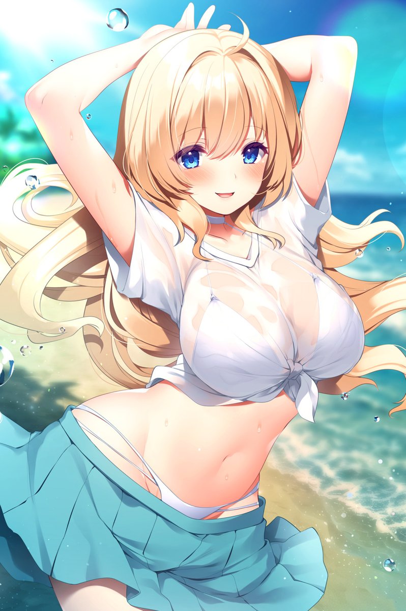 🍈メロンちゃんの夏コミカタログの特典に描かせてもらいました～!濡れ透けのえっちなグッズもある!
https://t.co/7eGBtbv2OT 